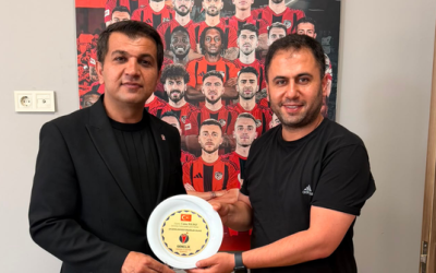 GENÇLİK GİRİŞİM VE EĞİTİM DERNEĞİ GAZİANTEP FUTBOL KLÜBÜ GENEL MÜDÜRÜNE ZİYARET