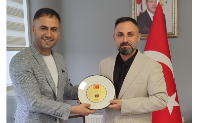 GAZİANTEP BÜYÜKSEHİR BELEDİYESİ EĞİTİM, GENÇLİK VE SPOR DAİRE BAŞKANI'NA HAYIRLI OLSUN ZİYARETİ