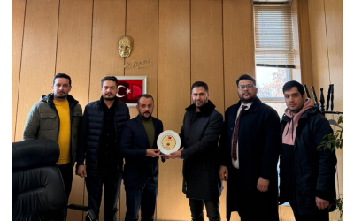 HALELR ŞUBE MÜDÜRÜ'NE ZİYARET