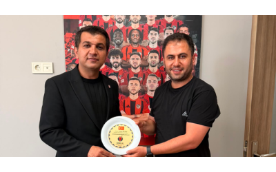 GENÇLİK GİRİŞİM VE EĞİTİM DERNEĞİ GAZİANTEP FUTBOL KLÜBÜ GENEL MÜDÜRÜNE ZİYARET