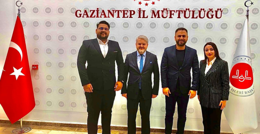 GENÇLİK GİRİŞİM VE EĞİTİM DERNEĞİ'NDEN GAZİANTEP İL MÜFTÜLÜĞÜNE ZİYARET